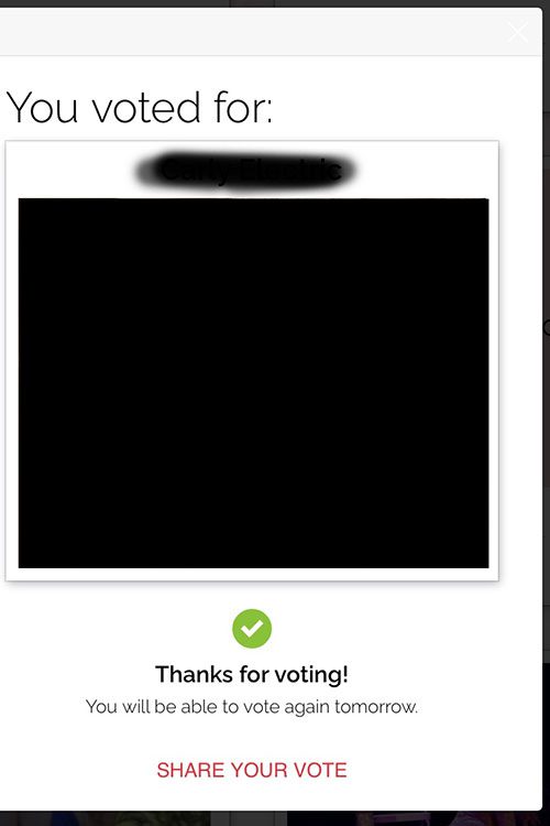 AAIA vote confirm thankyou