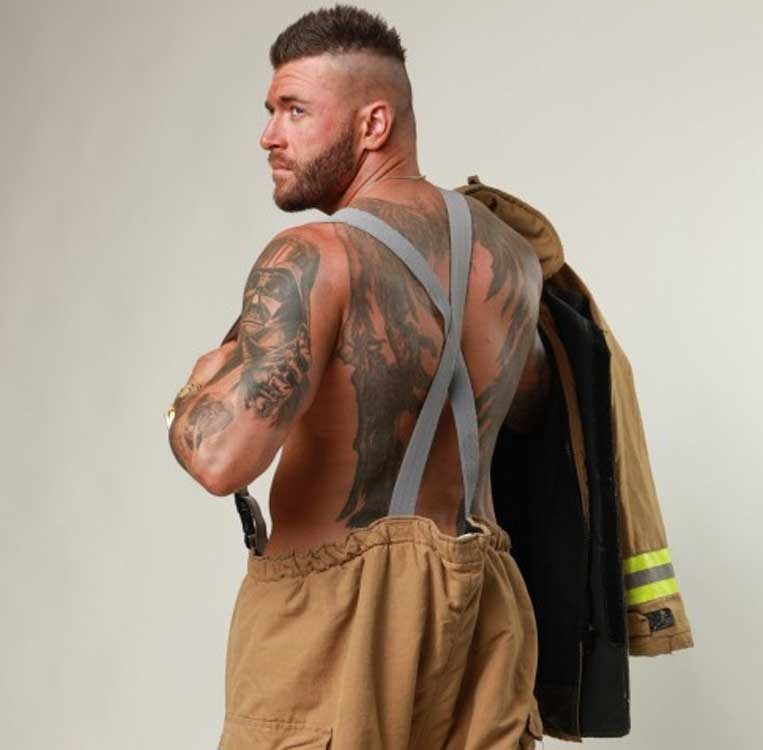 Logan Stapleton AAIA 2024 Best Male Tattoo Model / Actor