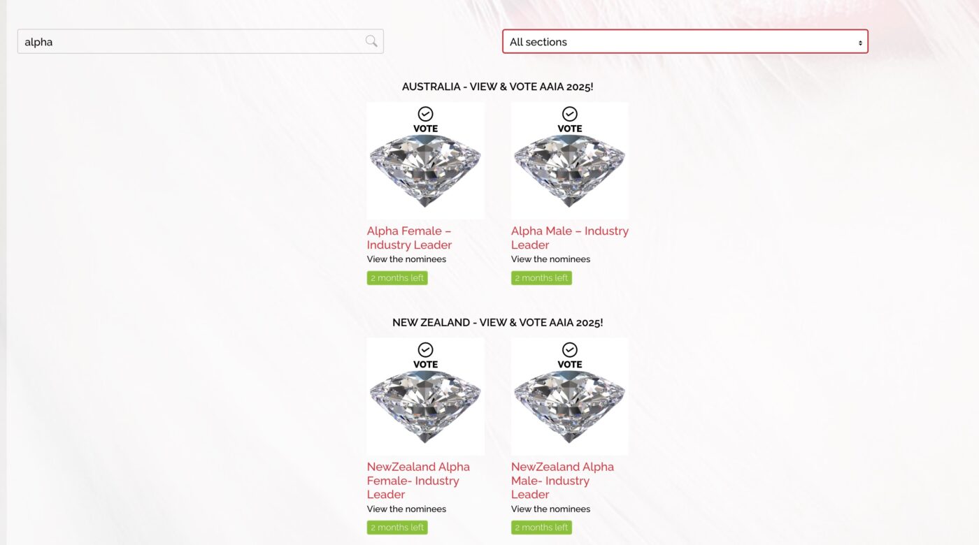 AAIA 2025 Voting - Step 8