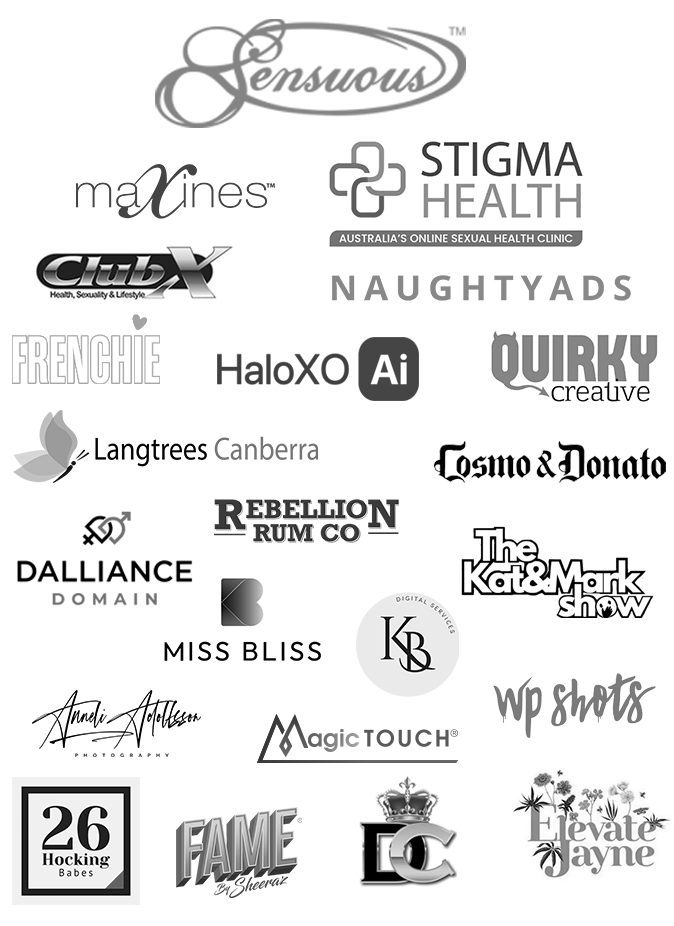 AAIA Australian Adult Industry Awards Sponsor Logos